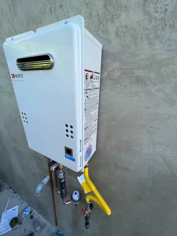 Tankless water heater installation for Wellington homes